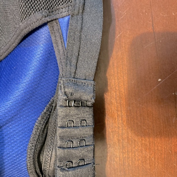 Shambhala Sports bra in Size 36D. Royal Blue with black trim. - Picture 4 of 5